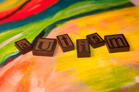 Autism Spectrum Disorder blocks on canvas