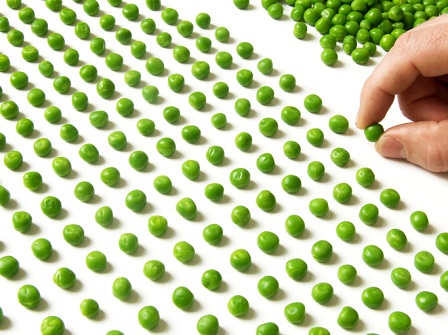 count peas