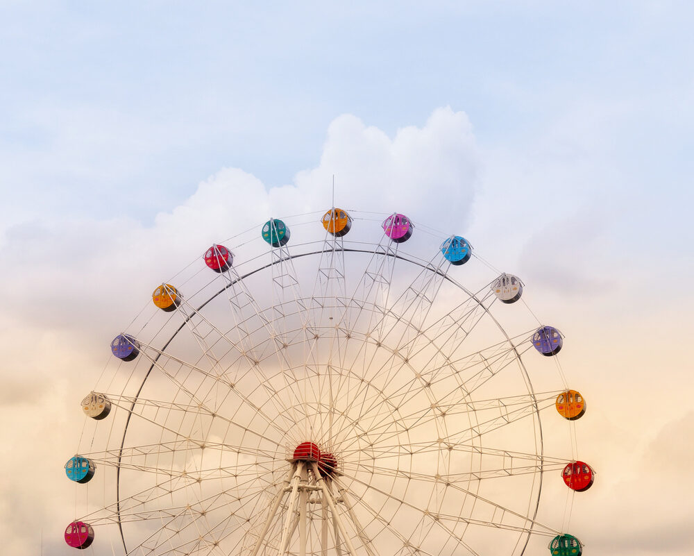 colorful ferris wheel
