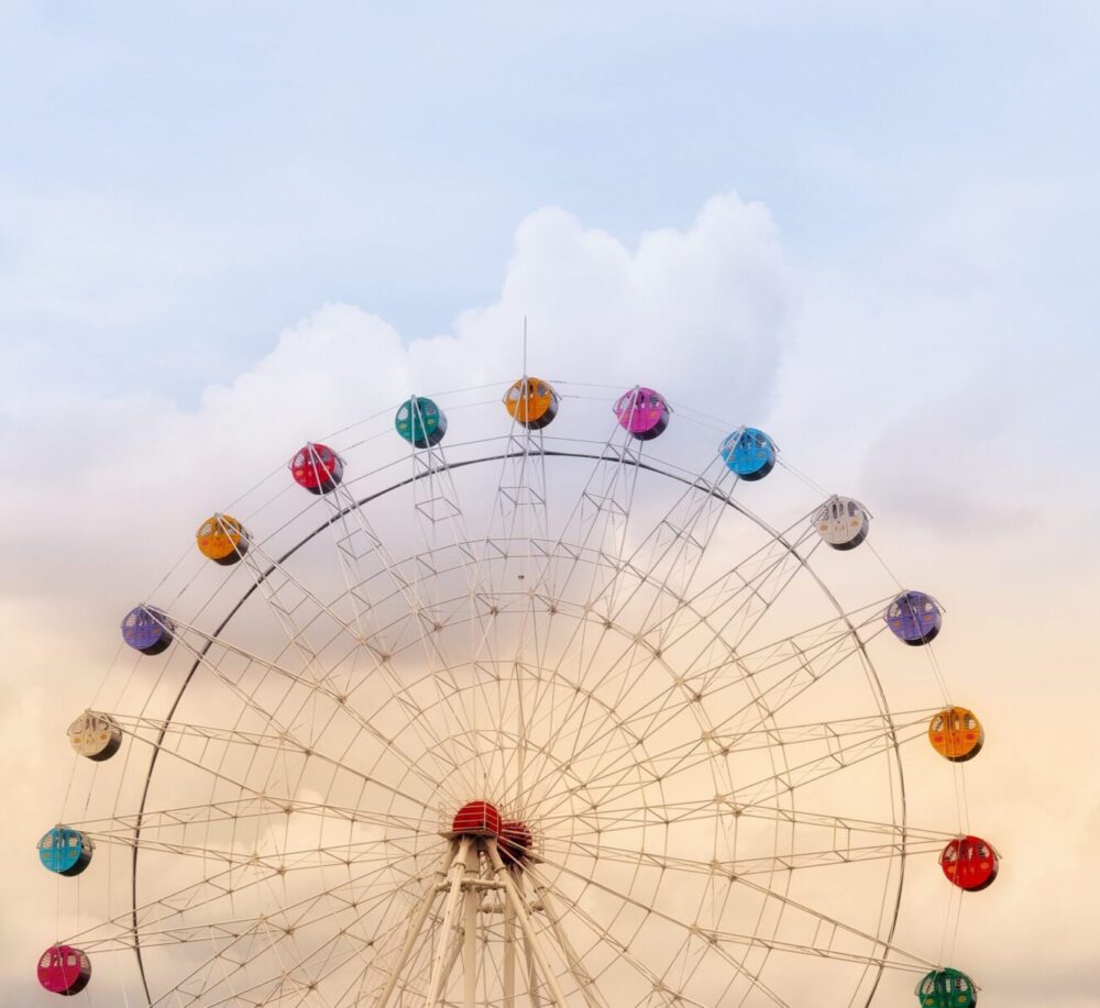 colorful ferris wheel